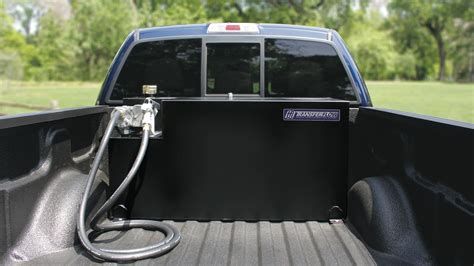 pickup truck bed metal box with 15 gal gas tank|in bed fuel tanks.